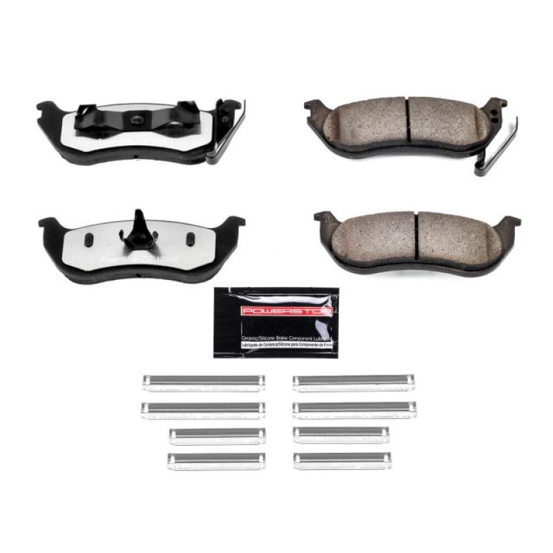 Power Stop 03-07 Jeep Liberty Rear Z36 Truck & Tow Brake Pads w/Hardware-PowerStop-PSBZ36-981