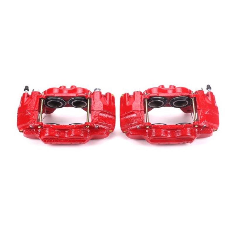 Power Stop 03-09 Lexus GX470 Front Red Calipers w/o Brackets - Pair-PowerStop-PSBS2766