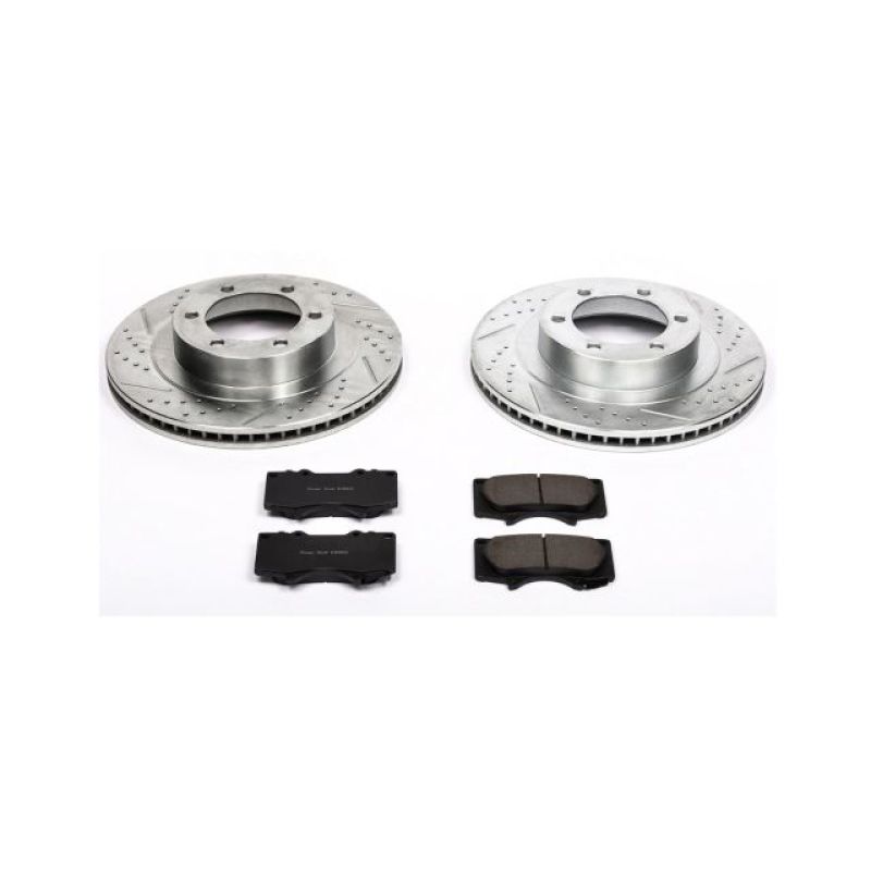 Power Stop 03-09 Lexus GX470 Front Z23 Evolution Sport Brake Kit-PowerStop-PSBK2421