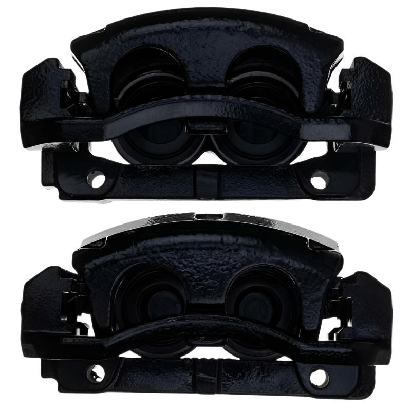 Power Stop 04-05 Ford F-150 Front Black Caliper - Pair w/Bracket-PowerStop-PSBS4860BLK