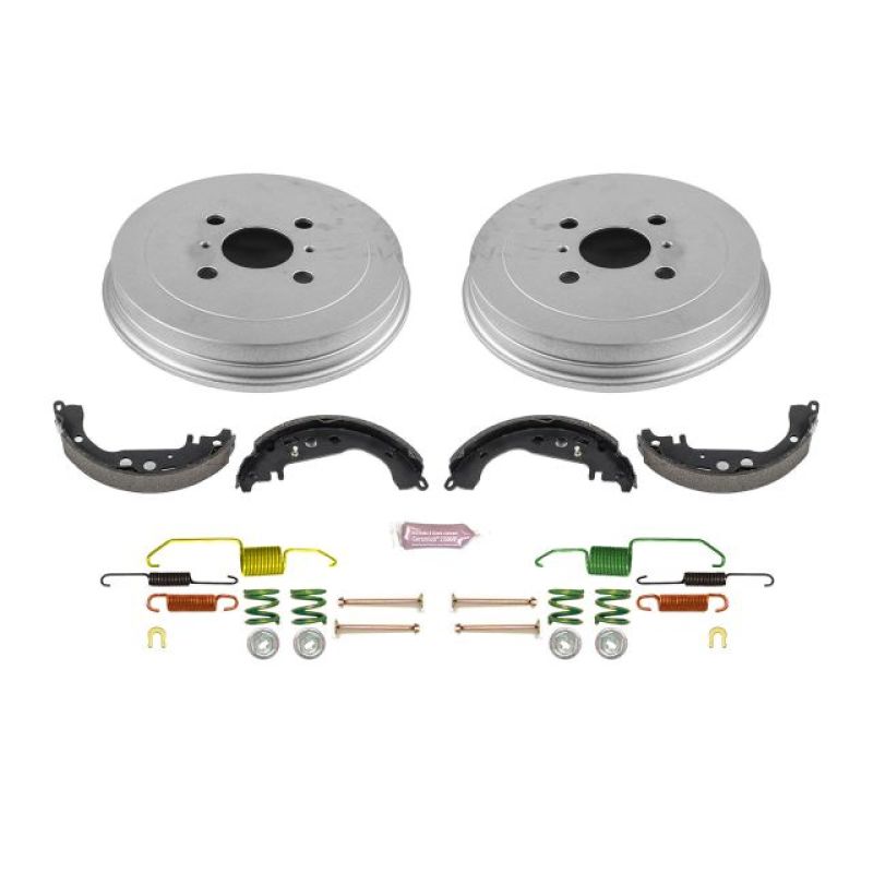 Power Stop 04-06 Scion xA Rear Autospecialty Drum Kit-PowerStop-PSBKOE15365DK
