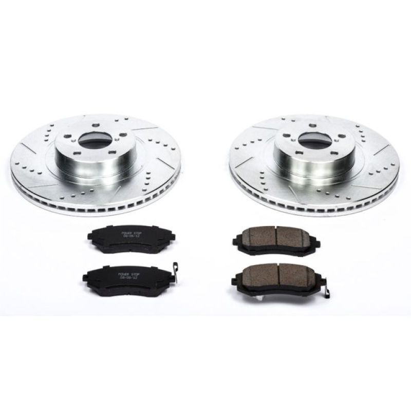 Power Stop 04-06 Subaru Baja Front Z23 Evolution Sport Brake Kit - Black Ops Auto Works