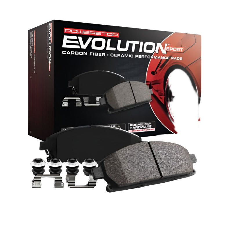 Power Stop 04-07 Cadillac CTS Rear Z23 Evolution Sport Brake Pads w/Hardware - Black Ops Auto Works