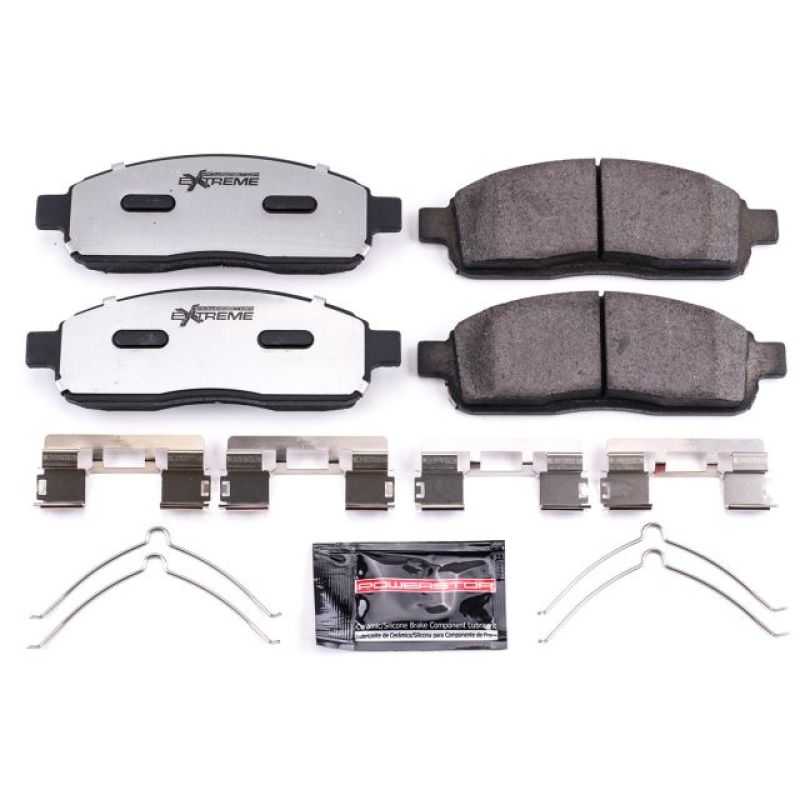 Power Stop 04-08 Ford F-150 Front Z36 Truck & Tow Brake Pads w/Hardware-PowerStop-PSBZ36-1011