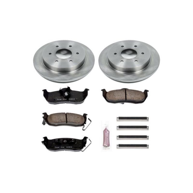 Power Stop 04-10 Infiniti QX56 Rear Autospecialty Brake Kit-PowerStop-PSBKOE2445