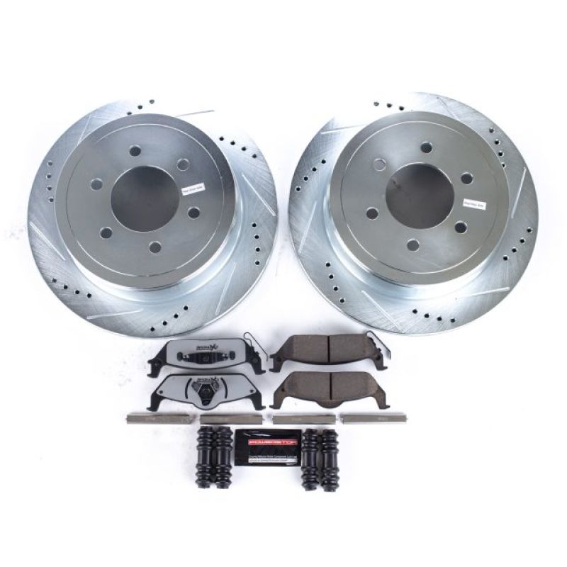 Power Stop 04-11 Ford F-150 Rear Z36 Truck & Tow Brake Kit-PowerStop-PSBK1950-36