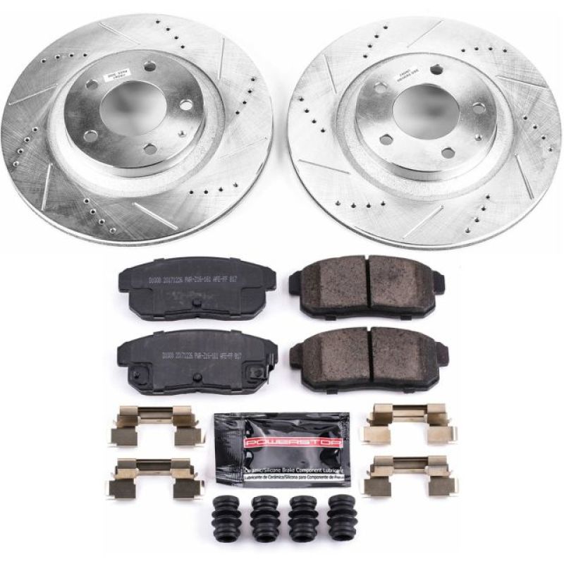 Power Stop 04-11 Mazda RX-8 Rear Z23 Evolution Sport Brake Kit-PowerStop-PSBK3146