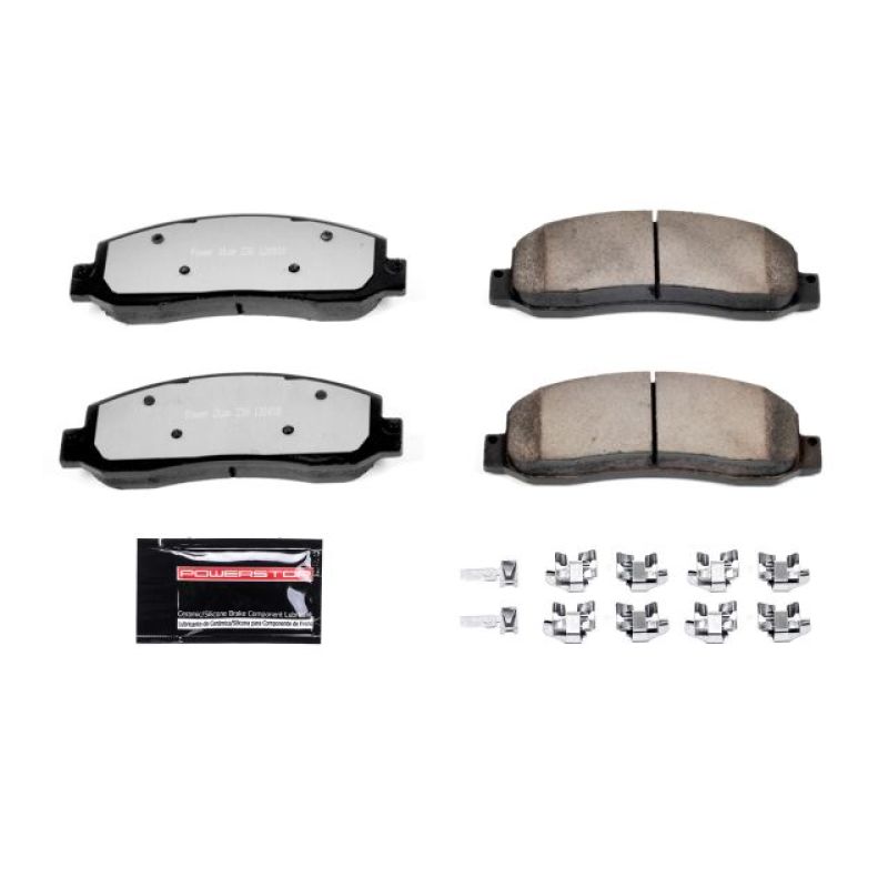 Power Stop 05-08 Ford F-250 Super Duty Front Z36 Truck & Tow Brake Pads w/Hardware-PowerStop-PSBZ36-1069