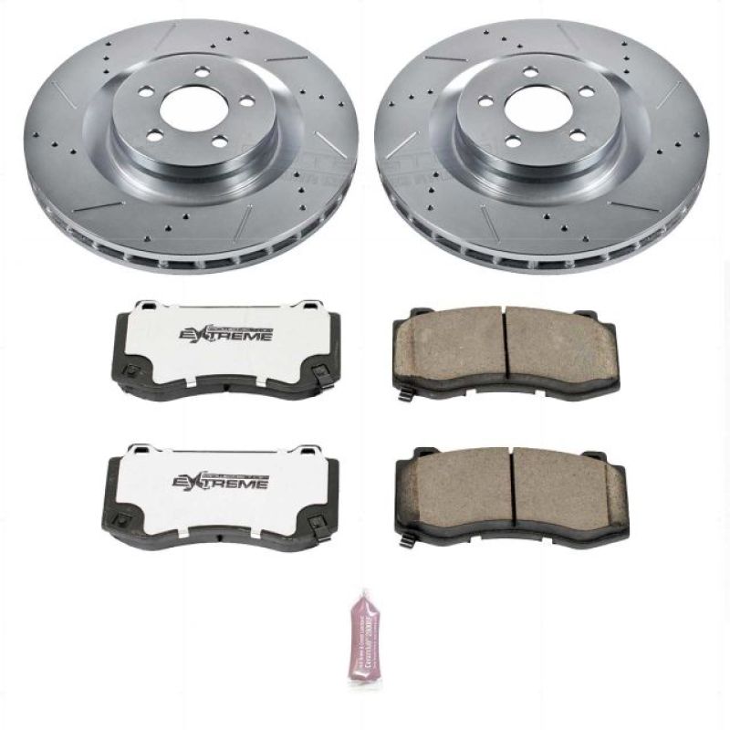 Power Stop 05-10 Chrysler 300 SRT8 Front Z26 Street Warrior Brake Kit - Black Ops Auto Works