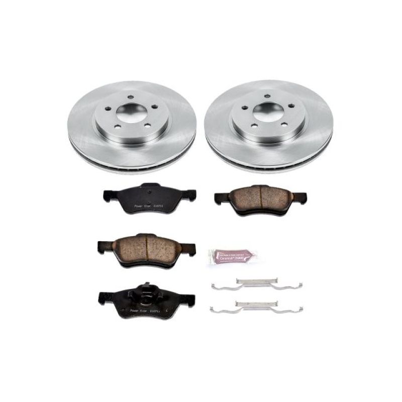 Power Stop 05-10 Ford Escape Front Autospecialty Brake Kit-PowerStop-PSBKOE4580
