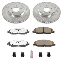 Load image into Gallery viewer, Power Stop 05-10 Ford Mustang Front Z26 Street Warrior Brake Kit-PowerStop-PSBK1380-26