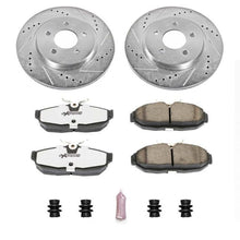 Load image into Gallery viewer, Power Stop 05-11 Ford Mustang Rear Z26 Street Warrior Brake Kit-PowerStop-PSBK1384-26