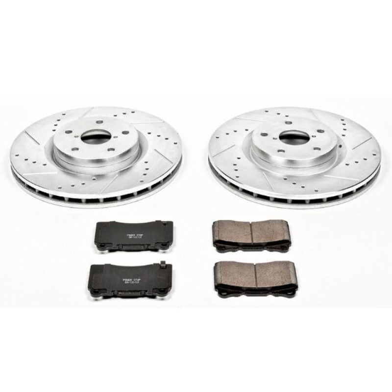 Power Stop 05-14 Subaru Impreza Front Z23 Evolution Sport Brake Kit-PowerStop-PSBK131