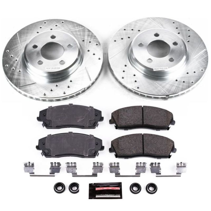 Power Stop 05-19 Chrysler 300 Front Z23 Evolution Sport Brake Kit-PowerStop-PSBK1714
