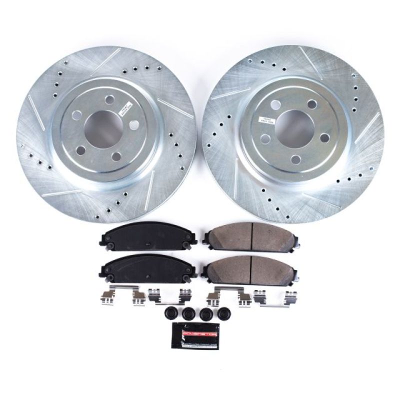 Power Stop 05-19 Chrysler 300 Front Z23 Evolution Sport Brake Kit-PowerStop-PSBK2560