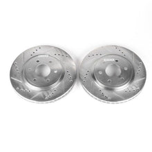 Load image into Gallery viewer, Power Stop 05-19 Nissan Frontier Front Evolution Drilled &amp; Slotted Rotors - Pair-PowerStop-PSBJBR1124XPR