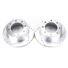 Load image into Gallery viewer, PowerStop Power Stop 05-2012 Ford F-350 Super Duty Rear Drilled &amp; Slotted Rotor - Pair