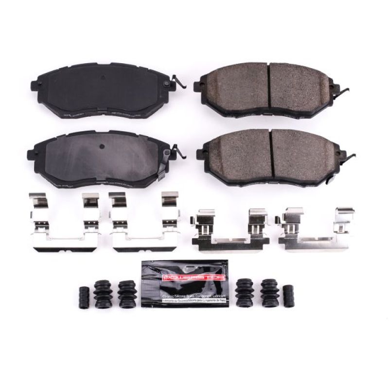 Power Stop 06-07 Subaru B9 Tribeca Front Z23 Evolution Sport Brake Pads w/Hardware-PowerStop-PSBZ23-1078