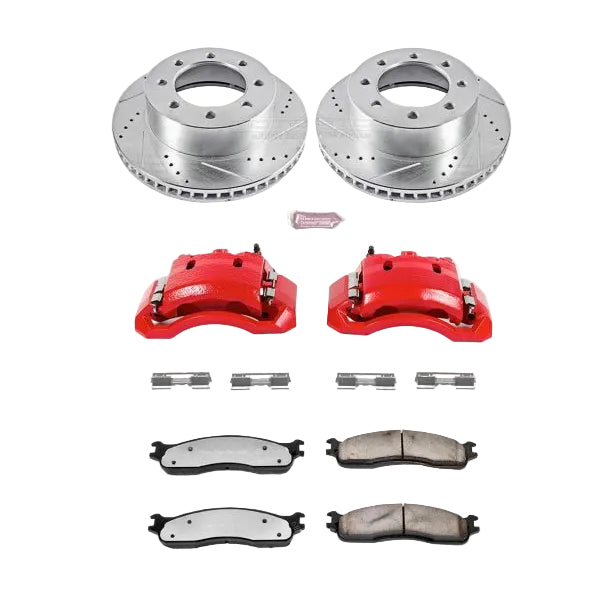 PowerStop Power Stop 06-08 Dodge Ram 1500 Front Z36 Truck & Tow Kit w/Cals