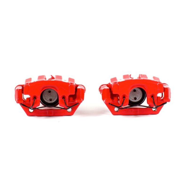 Power Stop 06-09 Pontiac Solstice Rear Red Calipers w/Brackets - Pair-PowerStop-PSBS5050