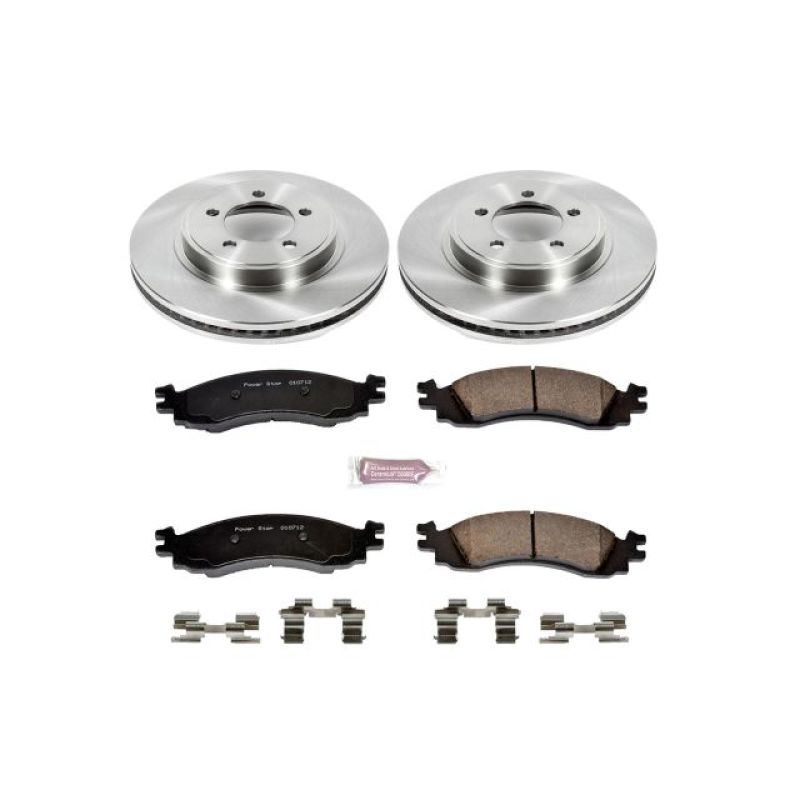 Power Stop 06-10 Ford Explorer Front Autospecialty Brake Kit-PowerStop-PSBKOE1441