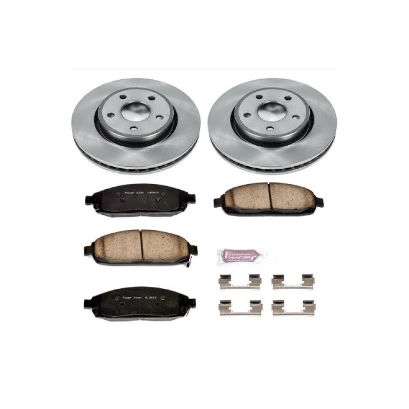 Power Stop 06-10 Jeep Commander Front Autospecialty Brake Kit-PowerStop-PSBKOE2219