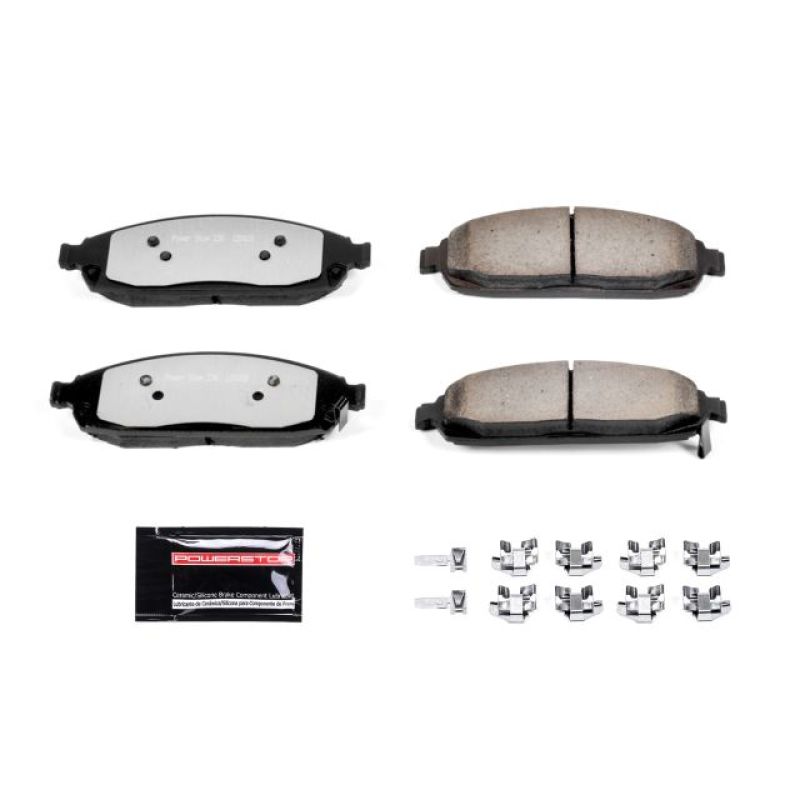 Power Stop 06-10 Jeep Commander Front Z36 Truck & Tow Brake Pads w/Hardware - Black Ops Auto Works