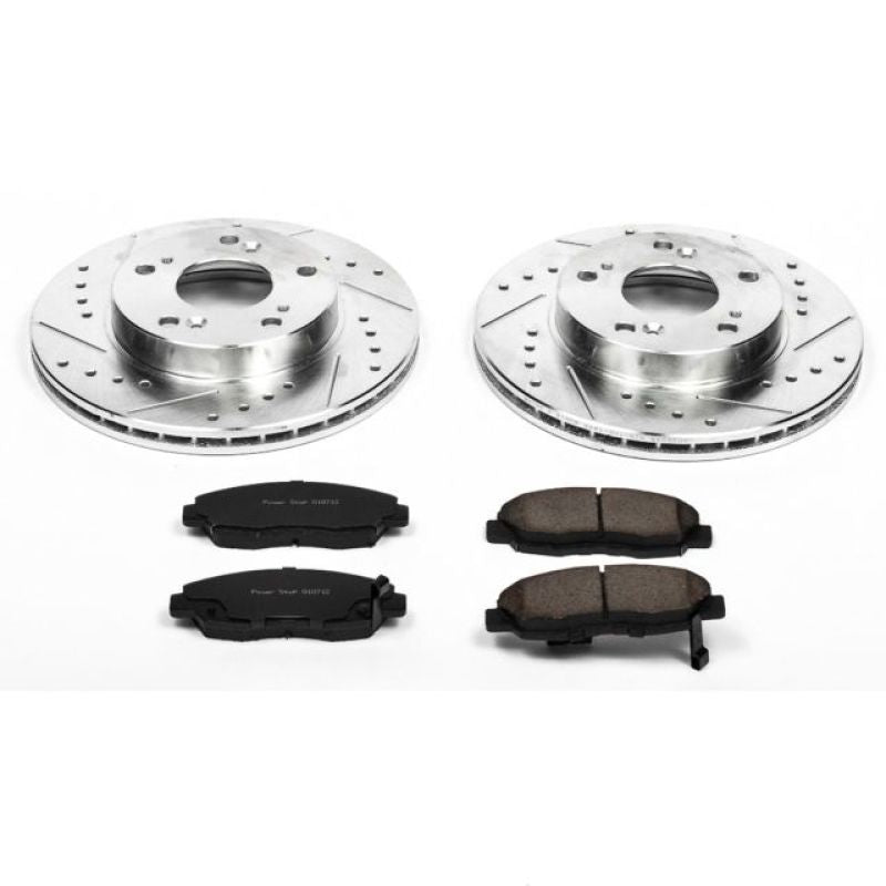 Power Stop 06-11 Honda Civic Front Z23 Evolution Sport Brake Kit-PowerStop-PSBK2384