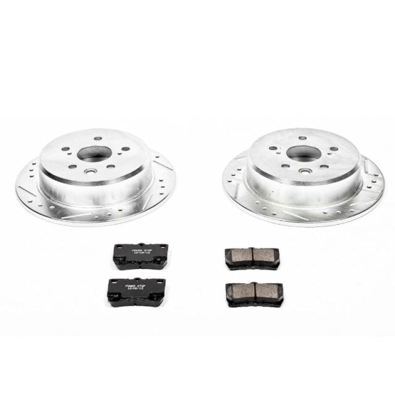 Power Stop 06-13 Lexus IS250 Rear Z23 Evolution Sport Brake Kit-PowerStop-PSBK195