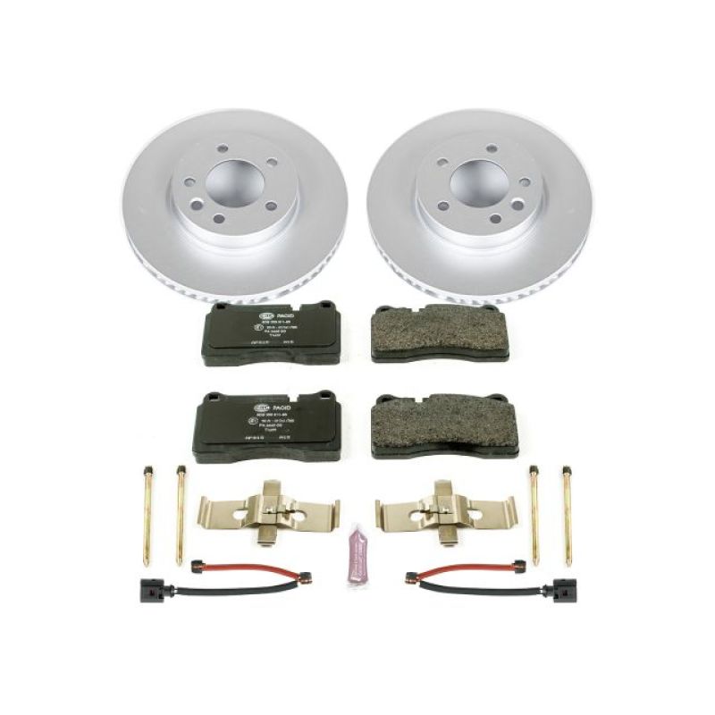 Power Stop 06-17 Volkswagen Touareg Front Euro-Stop Brake Kit-PowerStop-PSBESK4656