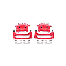 Load image into Gallery viewer, Power Stop 07-08 Cadillac Escalade Front Red Calipers w/Brackets - Pair-PowerStop-PSBS4918
