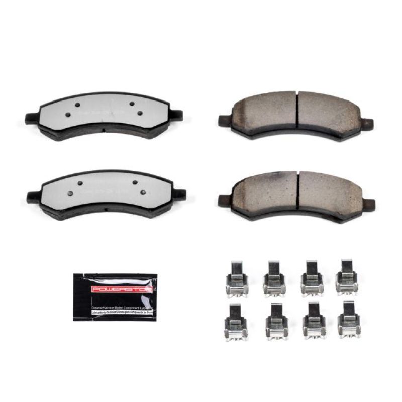Power Stop 07-09 Chrysler Aspen Front Z36 Truck & Tow Brake Pads w/Hardware-PowerStop-PSBZ36-1084