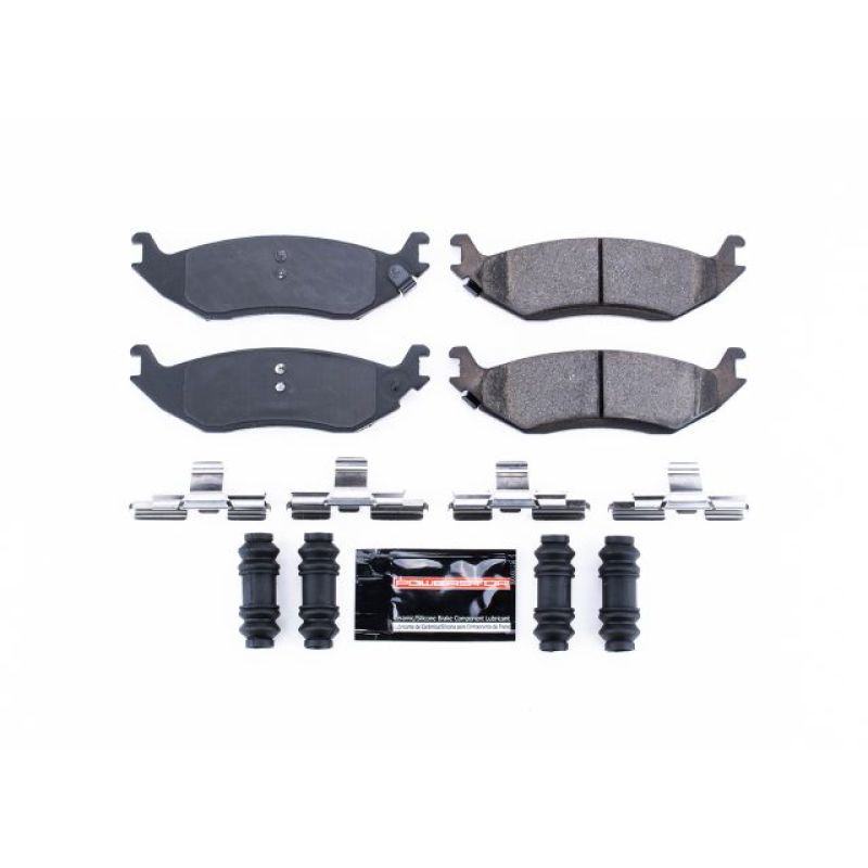 Power Stop 07-09 Chrysler Aspen Rear Z23 Evolution Sport Brake Pads w/Hardware - Black Ops Auto Works