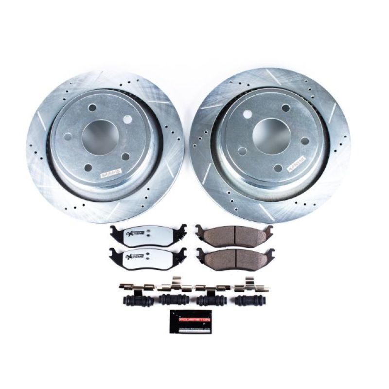 Power Stop 07-09 Chrysler Aspen Rear Z36 Truck & Tow Brake Kit-PowerStop-PSBK2172-36