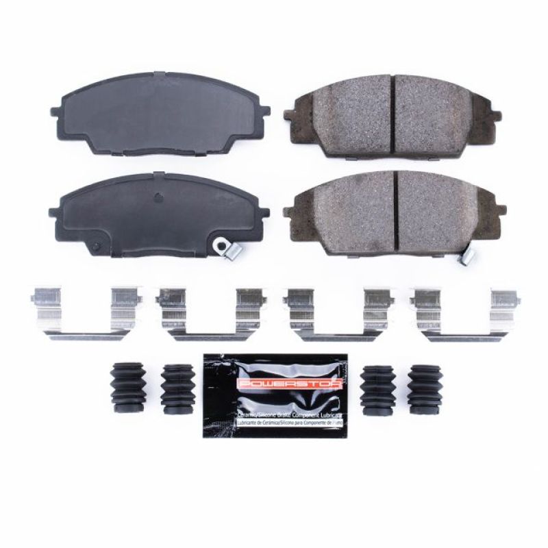 Power Stop 07-10 Acura CSX Front Z23 Evolution Sport Brake Pads w/Hardware - Black Ops Auto Works