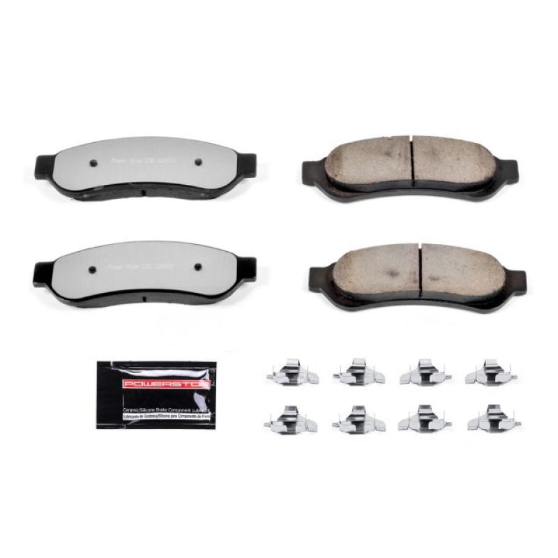 Power Stop 07-10 Ford F-250 Super Duty Rear Z36 Truck & Tow Brake Pads w/Hardware-PowerStop-PSBZ36-1067