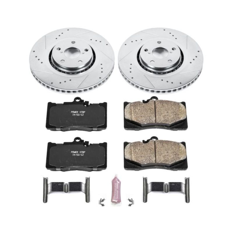 Power Stop 07-11 Lexus GS350 Front Z23 Evolution Sport Brake Kit-PowerStop-PSBK4633