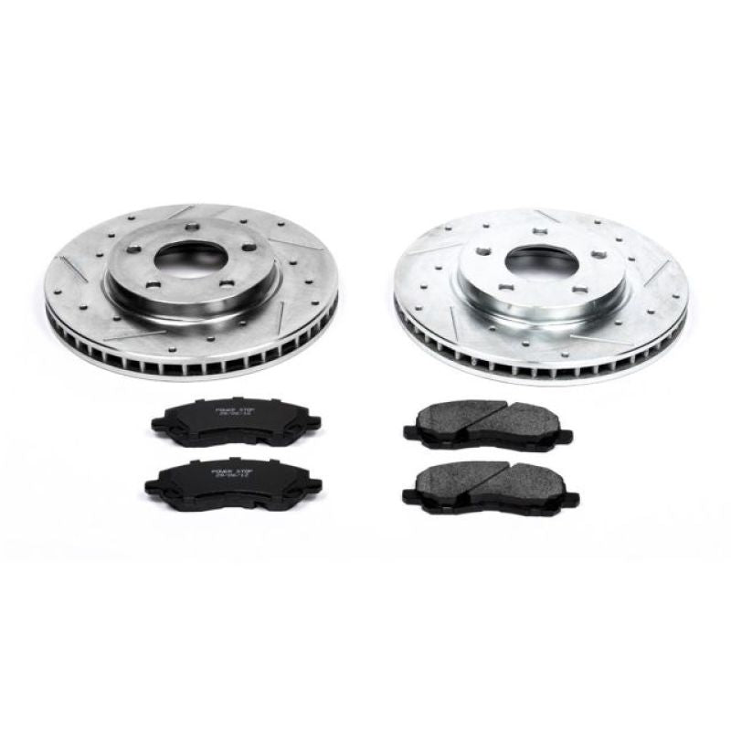 Power Stop 07-12 Dodge Caliber Front Z23 Evolution Sport Brake Kit-PowerStop-PSBK2992