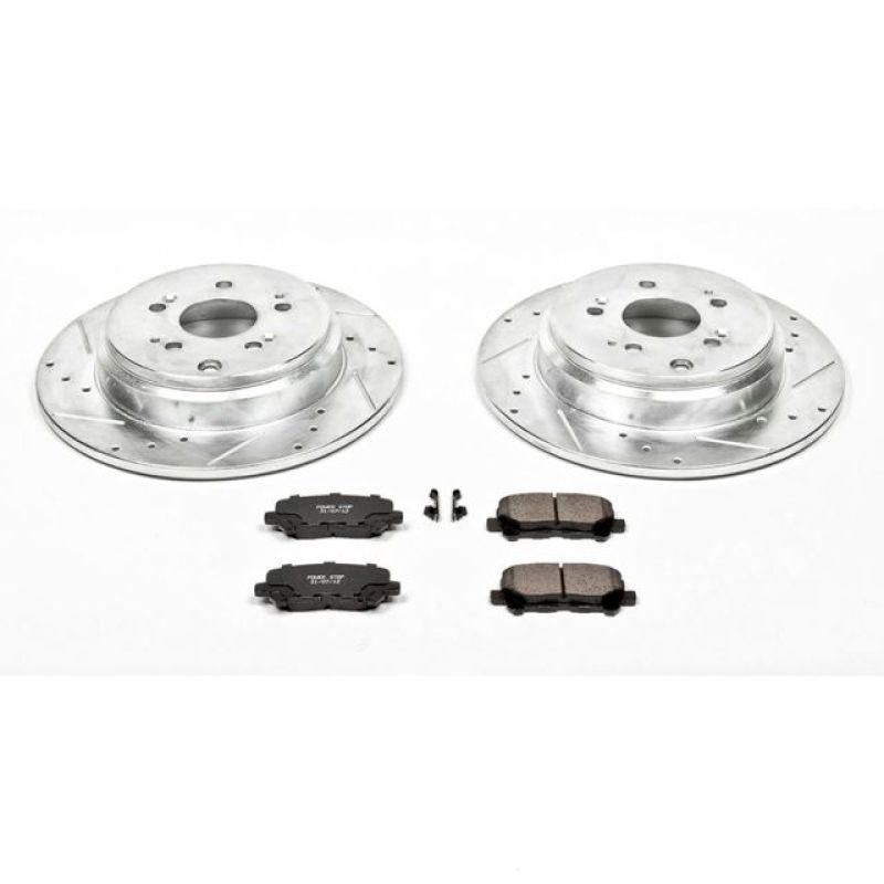 Power Stop 07-13 Acura MDX Rear Z23 Evolution Sport Brake Kit - Black Ops Auto Works