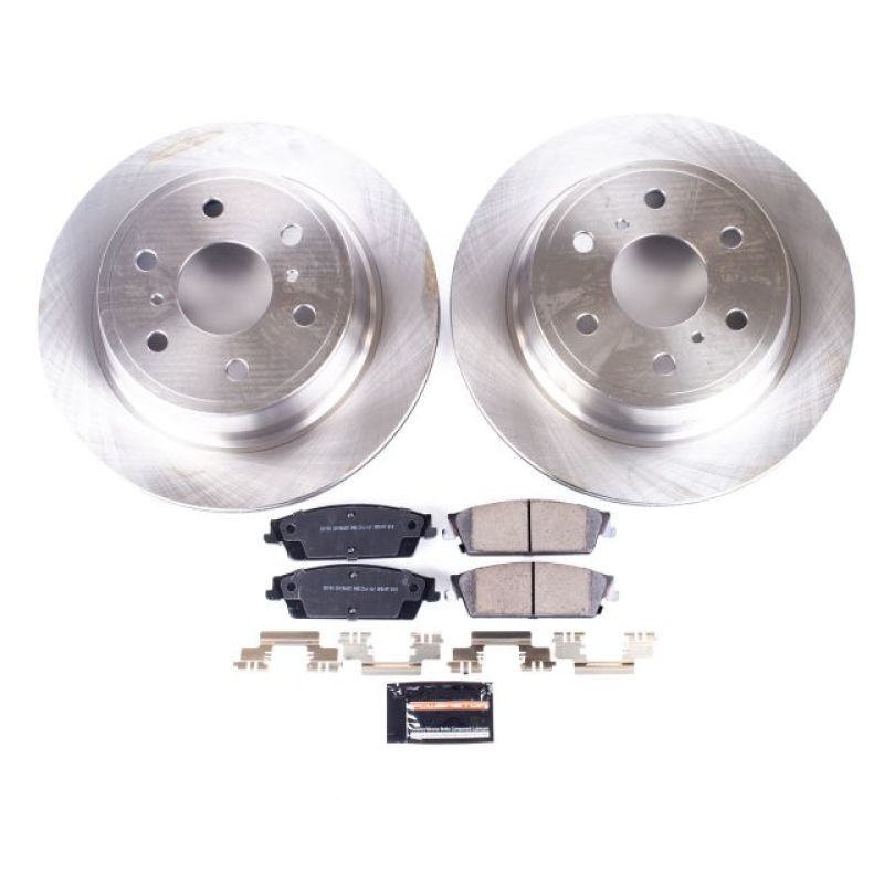 Power Stop 07-14 Cadillac Escalade Rear Autospecialty Brake Kit-PowerStop-PSBKOE2083