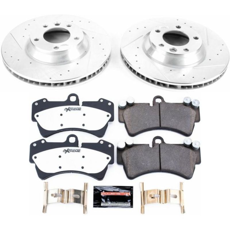 Power Stop 07-15 Audi Q7 Front Z26 Street Warrior Brake Kit-PowerStop-PSBK4558-26
