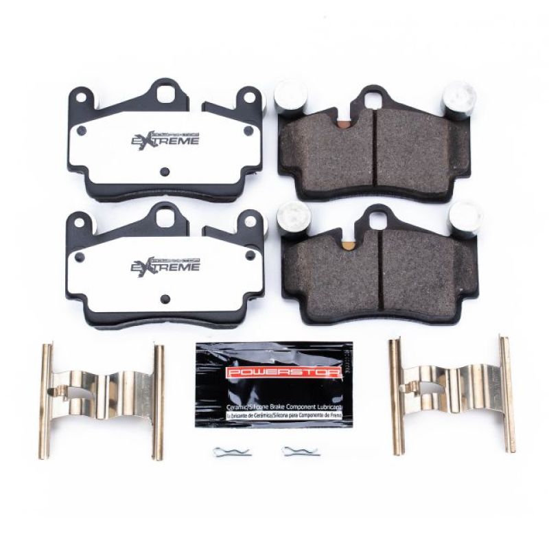 Power Stop 07-15 Audi Q7 Rear Z26 Extreme Street Brake Pads w/Hardware-PowerStop-PSBZ26-978