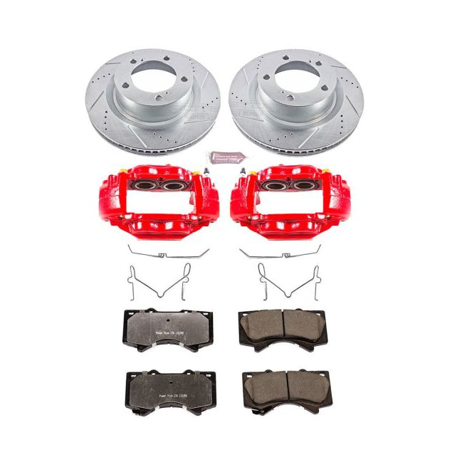 PowerStop Power Stop 07-15 Toyota Tundra Front Z36 Truck & Tow Kit w/Cals