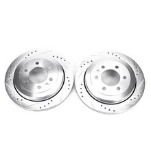 Load image into Gallery viewer, Power Stop 07-17 Ford Expedition Rear Evolution Drilled &amp; Slotted Rotors - Pair-PowerStop-PSBAR85124XPR