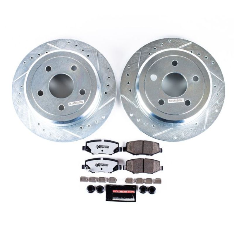 Power Stop 07-17 Jeep Wrangler Rear Z36 Truck & Tow Brake Kit-PowerStop-PSBK3090-36