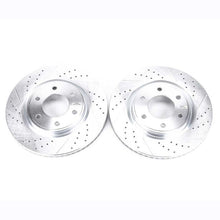Load image into Gallery viewer, Power Stop 08-10 Infiniti QX56 Front Evolution Drilled &amp; Slotted Rotors - Pair-PowerStop-PSBJBR1199XPR