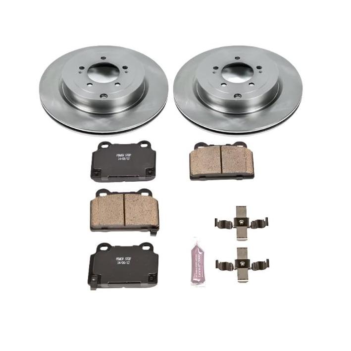Power Stop 08-15 Mitsubishi Lancer Rear Autospecialty Brake Kit-PowerStop-PSBKOE4741