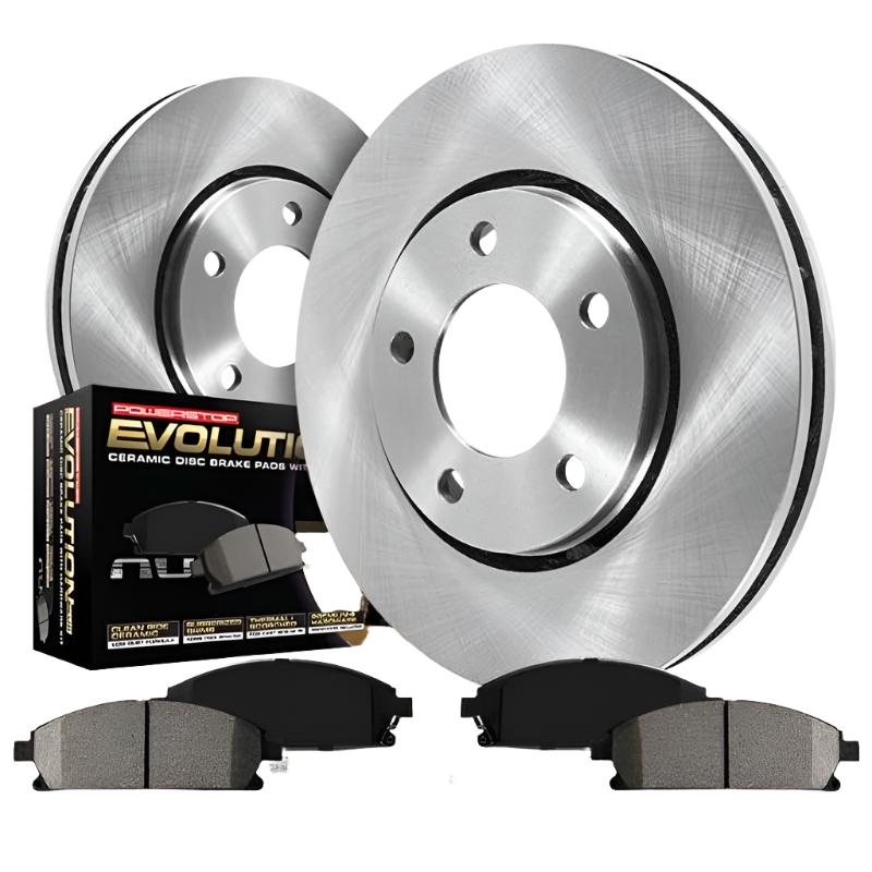 Power Stop 08-15 Mitsubishi Lancer Rear Autospecialty Brake Kit-PowerStop-PSBKOE4741