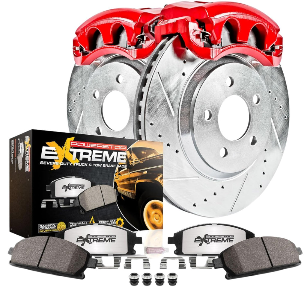 Power Stop 08-15 Toyota Sequoia Rear Z36 Truck & Tow Kit w/Calipers-PowerStop-PSBKC3073-36