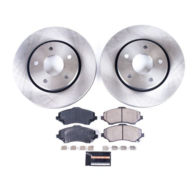 Power Stop 08-16 Chrysler Town & Country Front Autospecialty Brake Kit-PowerStop-PSBKOE3118